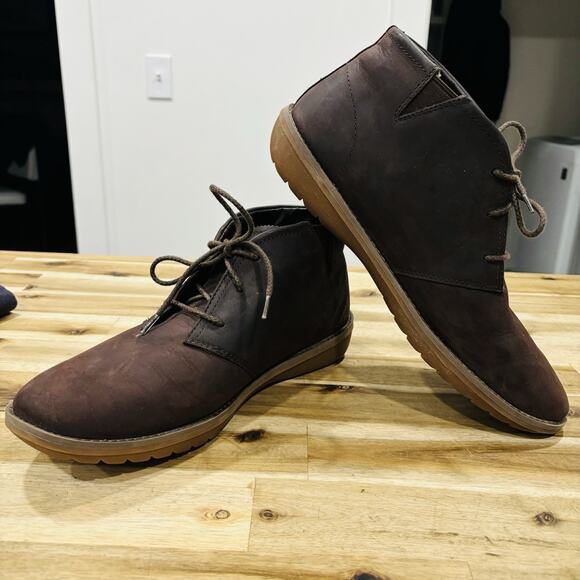 Timberland Earthkeepers 5949R Front Travel Brown Leather Chukka Mens Boots Sz 11 main image 5